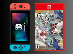 符文工厂东之守护者 Switch 2 版》Switch 主机旁（图片来源：百思买，有编辑）