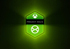 Xbox Project Helix 独家产品非优先产品。图：经过编辑的图片，显示 Xbox 和 Project Helix 徽标。