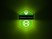 Xbox Project Helix 独家产品非优先产品。图：经过编辑的图片，显示 Xbox 和 Project Helix 徽标。