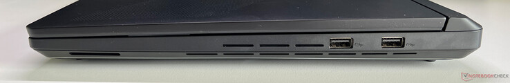 右：2 个 USB-A 3.2 Gen 2（10 Gbit/秒）