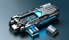 安全 USB 闪存盘（使用 DALL-E 3 生成）