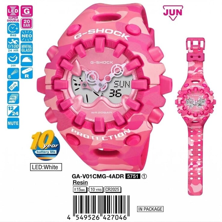 卡西欧 G-Shock GA-V01CMG-4A 手表