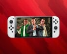 在 Switch OLED 主机上展示的 GTA 5 移植版