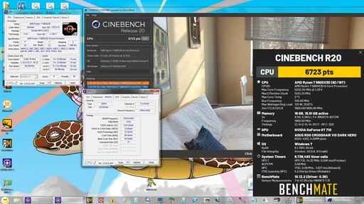 Ryzen 7 5800X3D CR20多。(图片来源：HWBOT上的 "5800XD")
