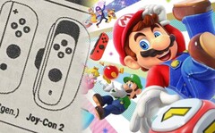 任天堂Switch 2手柄，Joy-Con 2，在这里被想象成滑动机构。(图片来源：@NintendogsBS/任天堂 - 已编辑)