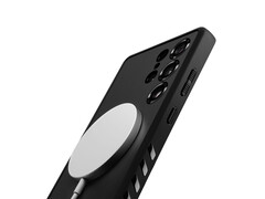 Galaxy S26 Ultra 确实可能配备 25 W 无线充电功能。如图： Galaxy 带磁性外壳的 S25 Ultra。(图片来源：Dbrand）