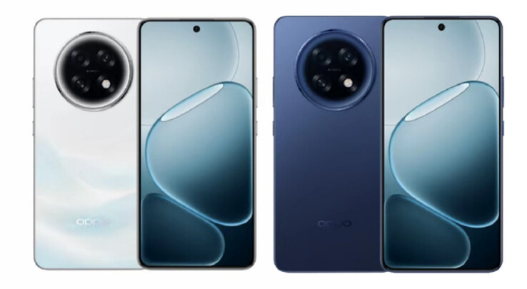 A6 Max 有流光白和岩雾蓝两种配色可供选择。(图片来源：Oppo）
