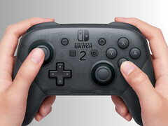 任天堂 Switch 2 Pro 手柄模型（图片来源：任天堂美国公司）
