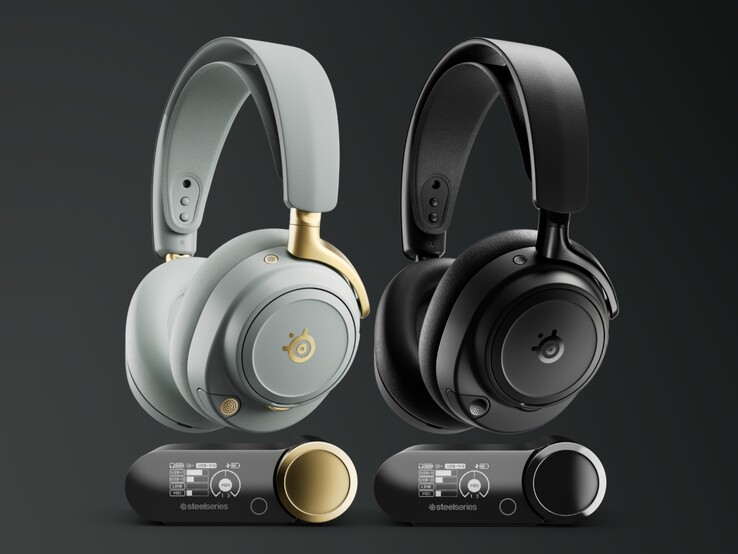 两种配色的 Arctis Nova Elite。(图片来源：SteelSeries）