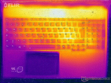 应力测试表面温度（顶部）