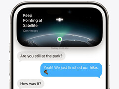 Apple iPhone 卫星服务。