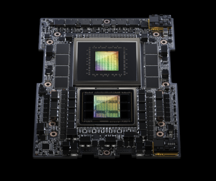 单一配置的 Nvidia Grace Hopper GH200。(来源：Nvidia）