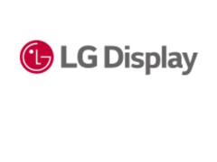 LG Display 在商用制造设备上展示耗电量更低的蓝色磷光 OLED 面板原型。(图片来源：LG Display）