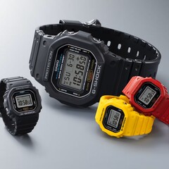 G-Shock Nano 与普通 DW-5600 的对比（图片来源：卡西欧）