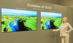 LG G3 OLED智能电视应该比老款LG OLED智能电视的面板更亮、更省电。(图片来源：LG显示器)