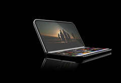Apple 明年可能推出可折叠的iPad（图片来自Twitter上的Andreas Storm）。