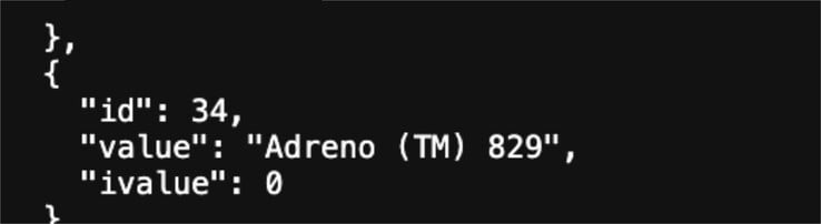 骁龙 8 代 5 配备了高通公司的 Adreno 829 GPU。(图片来源：Geekbench）