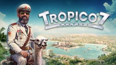 《Tropico 7》海报。这款新游戏将延续“总统”的故事。