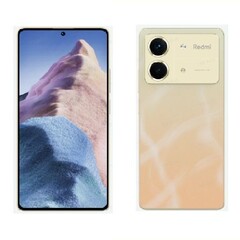 Redmi Note 13R Pro 的浅金色外观。(图片来源:中国电信)