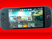 任天堂 Switch 2，背景为《塞尔达传说：王国之泪》。(图片来源：Nash Weedle on X）