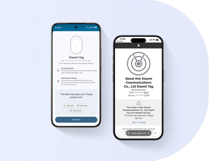 小米标签具有丢失模式