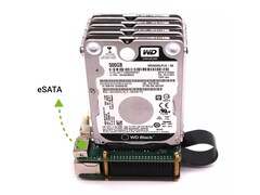 Radxa Penta SATA:可安装和拆卸的支架