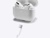 Apple 可能会在 9 月 12 日的发布会上推出通过 USB-C 接口充电的 AirPods。(图片来自 ，有编辑）Apple 