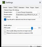选择文件目的地和格式