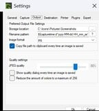 选择文件目的地和格式