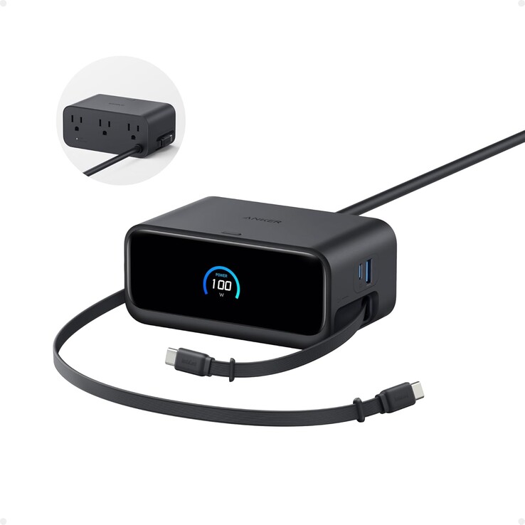 Anker Nano 充电站（7 合 1，100W）。(图片来源：Anker）