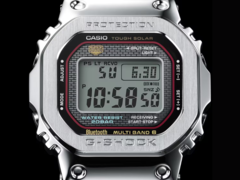 传闻中的卡西欧 G-Shock GMW-B5000D 橙色系列手表预计将与 GMW-B5000D-1C 红色系列手表（上图）相似。(图片来源：卡西欧）