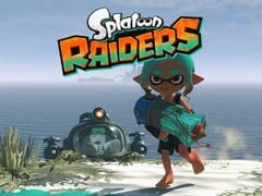 展示《Splatoon Raiders Switch 2》游戏的宣传横幅