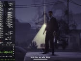 DroidDeck 0.3.0 正在运行《心灵杀手：美国噩梦》，并显示 Steam 性能叠加层。