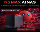 Minisforum N5 Max 与 N5 系列的同类产品非常相似。