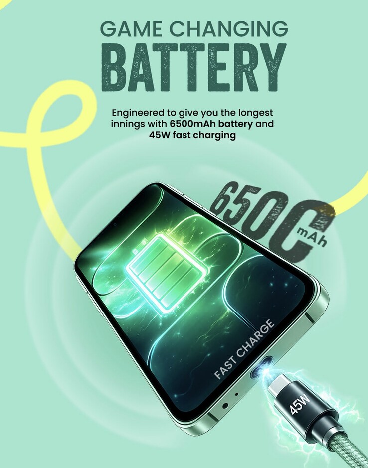 Tecno Pop X 5G 配备 6,500 毫安时电池 