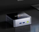 NucBox M3 Pro 的起价为 329.99 美元。图:展示迷你电脑正面的宣传图片。