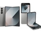 三星Galaxy Z Fold6（左）和 Z Flip6（右）。(图片来源：亚马逊）