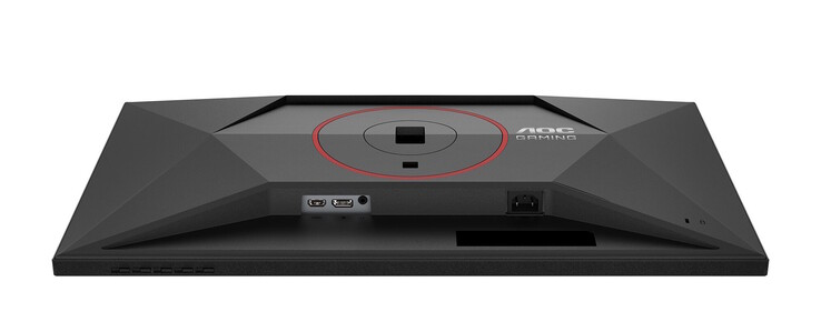该显示器缺少 USB 集线器等功能（图片来源：AOC）