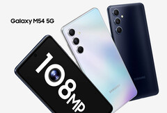 Galaxy M54应该是同样新的Galaxy F54的一个更强大的替代品。(图片来源：三星)