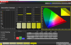 CalMAN 饱和度扫描