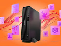 ThinkCentre M75s Gen 6 的重量为 4.8 公斤，尺寸为 336 x 300 x 89 毫米。