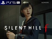 带有 PS5 Pro 增强版标识的寂静岭 f 横幅(图片来源:科乐美,索尼 PlayStation 有编辑)