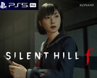 带有 PS5 Pro 增强版标识的寂静岭 f 横幅（图片来源：科乐美，索尼 PlayStation 有编辑）