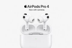 AI生成的带摄像头的AirPods Pro 4渲染图。