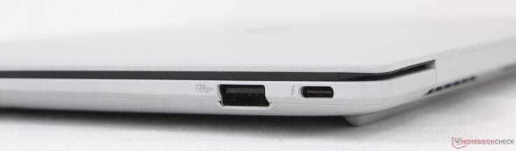 右侧USB-A 3.2 Gen.2、USB-C 4.0 Thunderbolt 4 w/ DisplayPort + Power Delivery