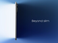 三星Galaxy S25 Edge 的宣传图片。(图片来源：三星）
