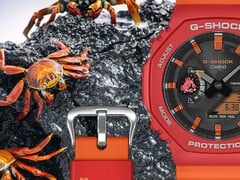 卡西欧的 Galápagos x G-Shock 合作手表(图为 GA-B2100DF-4A)即将登陆英国。(图片来源:卡西欧)