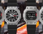 图为卡西欧 G-Shock GM-2100M-1JF（左）和 GM-5600M-1JF（右）。(图片来源：@geesgshock on Instagram）