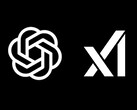 OpenAI 和 xAI 的官方标识（图片来源：xAI 和 OpenAI；已编辑）