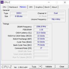 CPU-Z内存